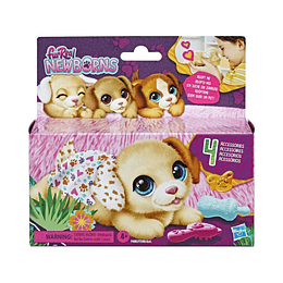 Furreal Newborns Perro Con Sonidos Y Accesorios De Hasbro