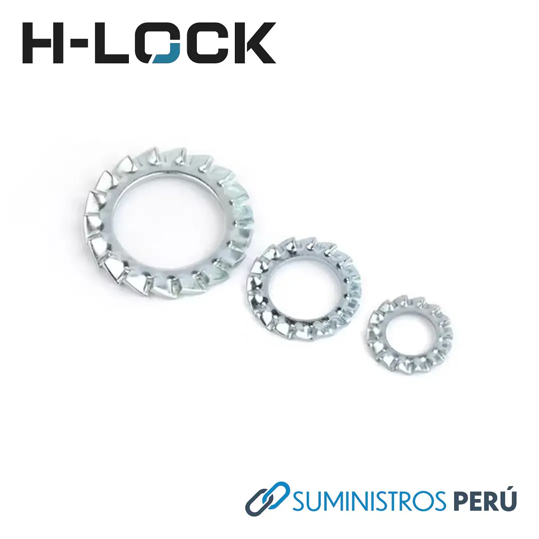 Arandela Dentada Externa DIN 6798A – Serrated Lock Washer / Arandela Estrella 3
