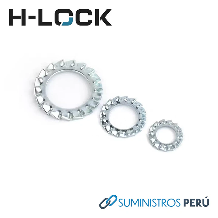 Arandela Dentada Externa DIN 6798A – Serrated Lock Washer / Arandela Estrella 3