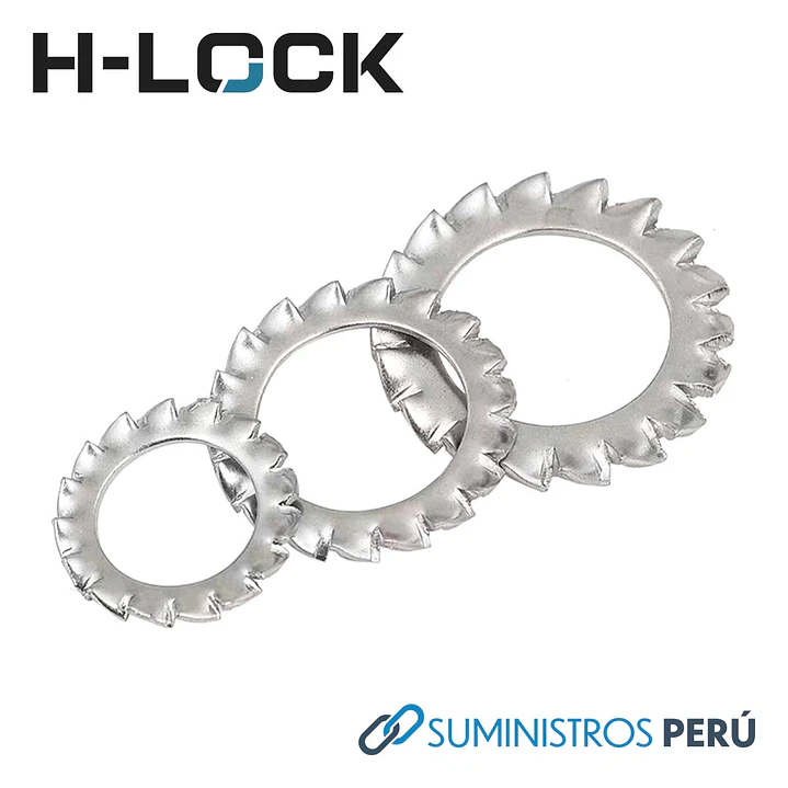 Arandela Dentada Externa DIN 6798A – Serrated Lock Washer / Arandela Estrella 1