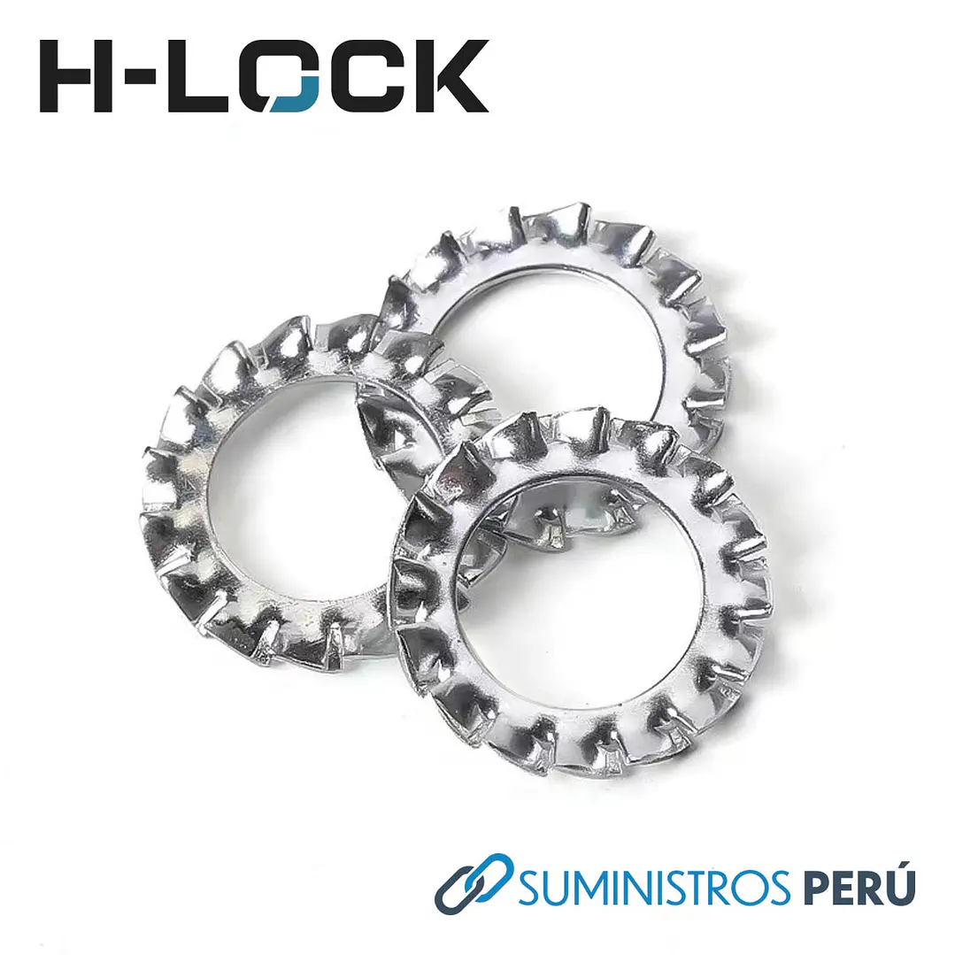 Arandela Dentada Externa DIN 6798A – Serrated Lock Washer / Arandela Estrella 2