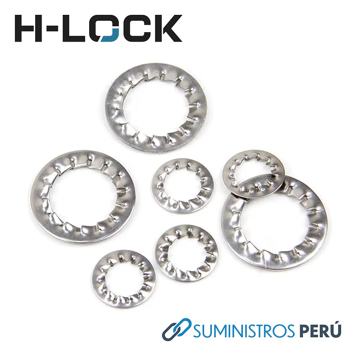 Arandela Dentada Interna DIN 6798J – Serrated Lock Washer / Arandela Estrella Interna 4