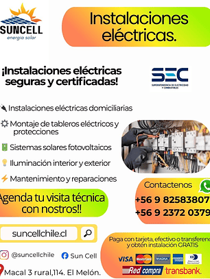Instalaciones eléctricas.
