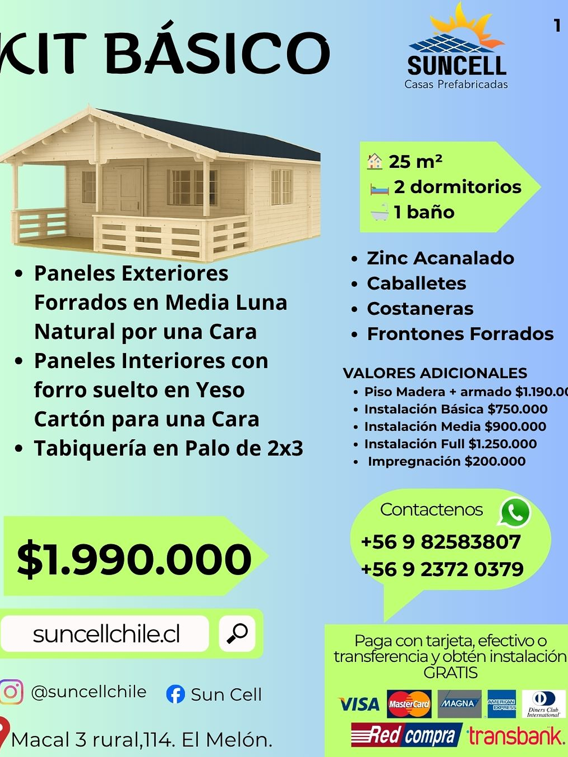 KIT BÁSICO 25 m² 1