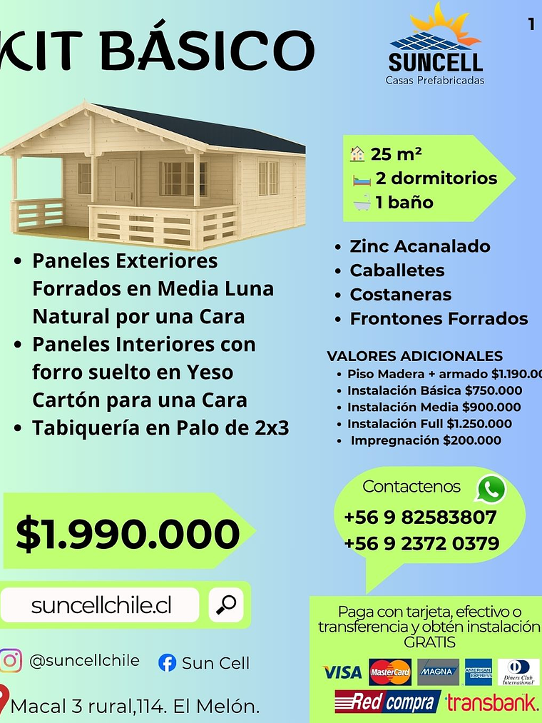 KIT BÁSICO 25 m² 1