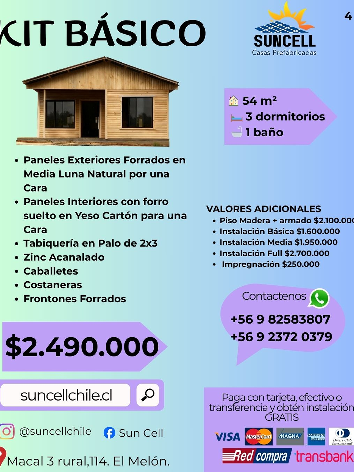 KIT BÁSICO 54 m² 1