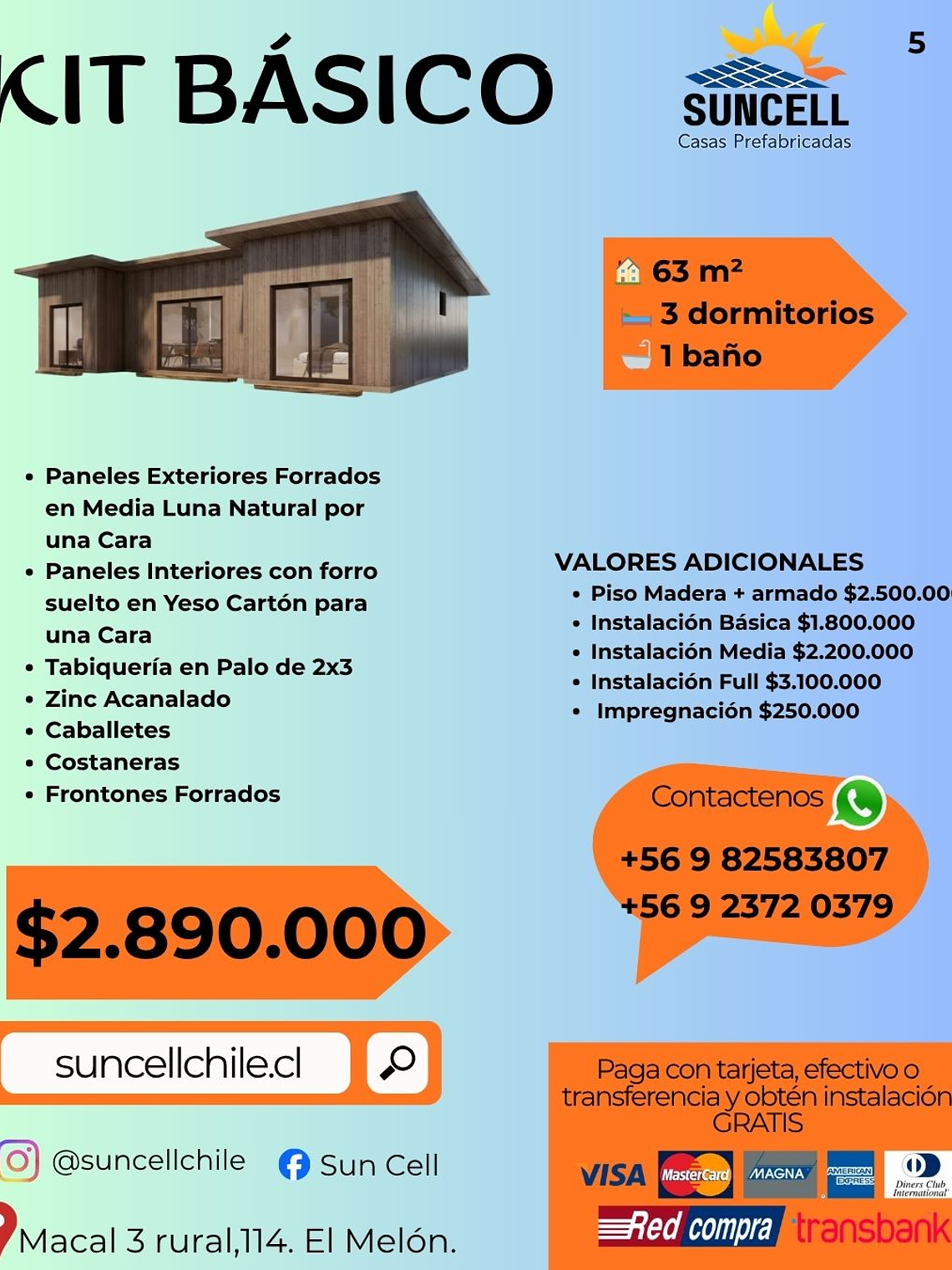 KIT BÁSICO 63 m² 1