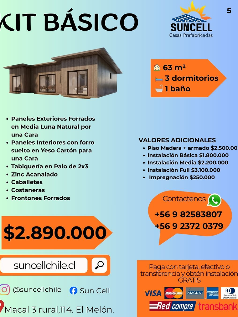 KIT BÁSICO 63 m² 1