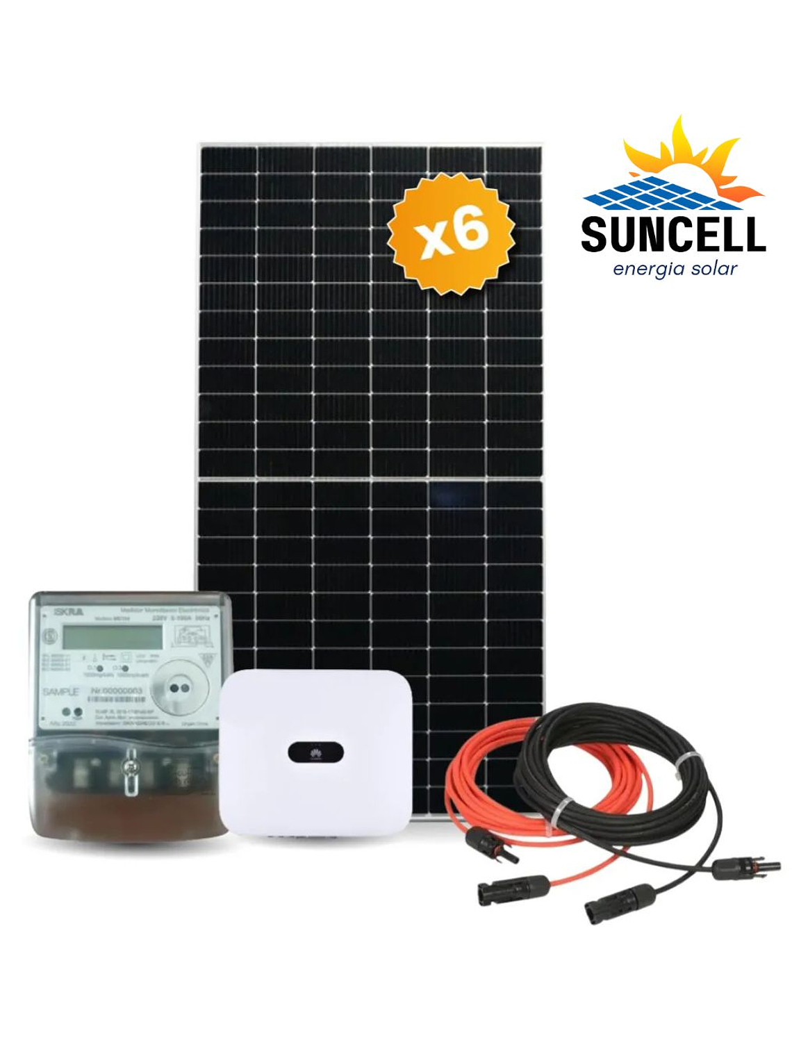  Kit solar fotovoltaico de 3,4Kw con estructura montaje paneles 1