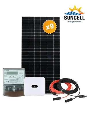 Kit solar fotovoltaico de 5,2Kw Con estructura montaje de paneles