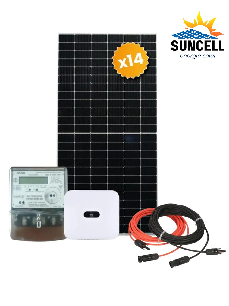 Kit solar fotovoltaico de 8,1Kw con estructura montaje paneles 1