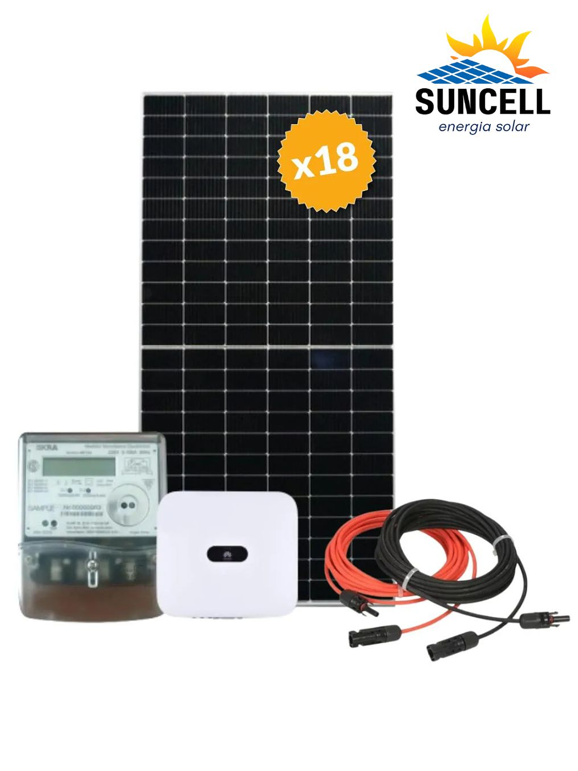 Kit solar fotovoltaico de 10,4Kw con estructura montaje paneles 1