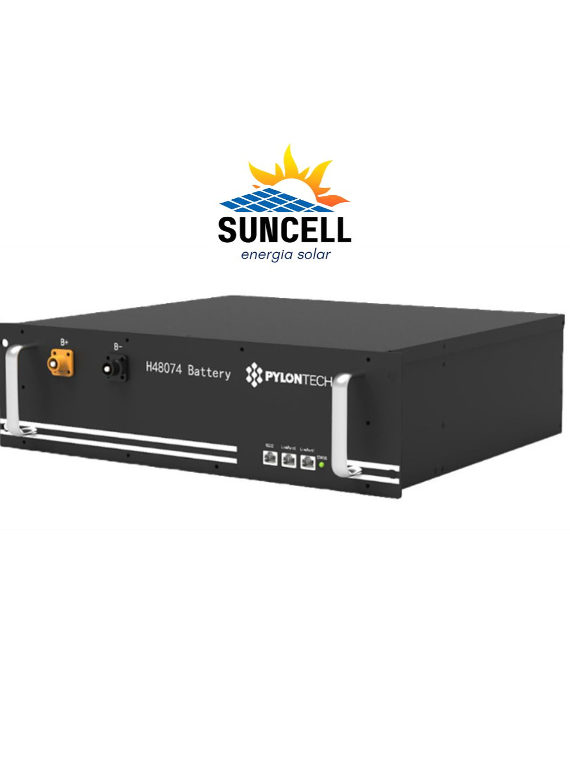 Batería Litio Pylontech HV HV48074 48V 3,55 kWh para-alto Voltaje 1