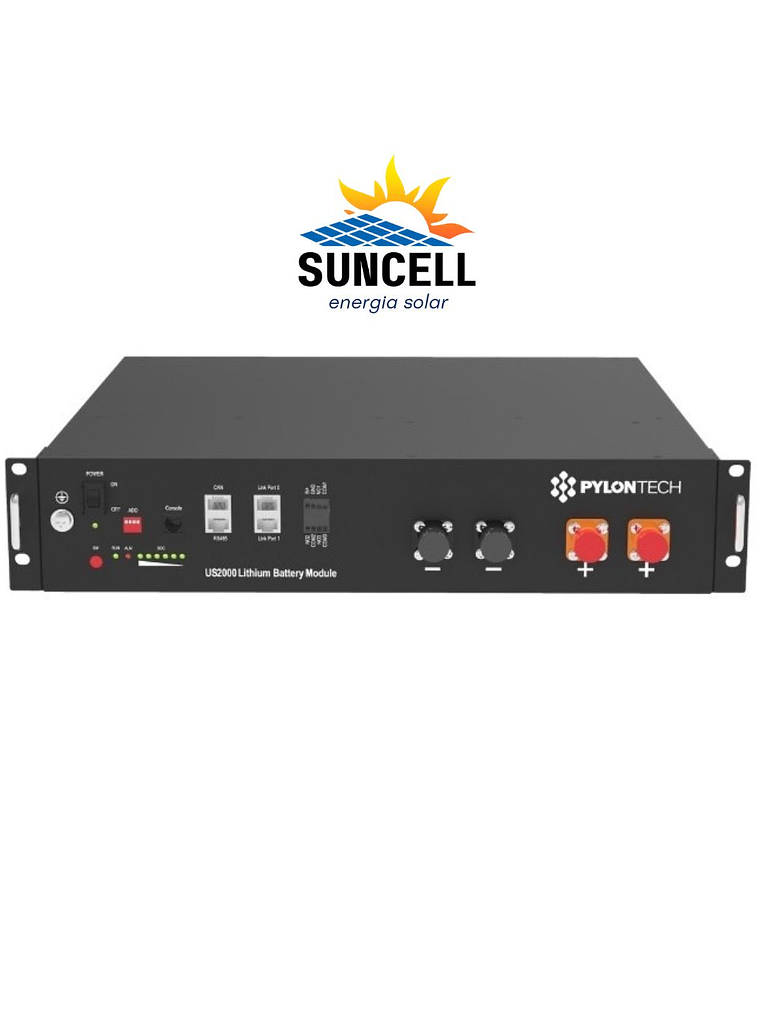 Bateria de Litio Pylontech US2000C, 48V-2.4kWh 1