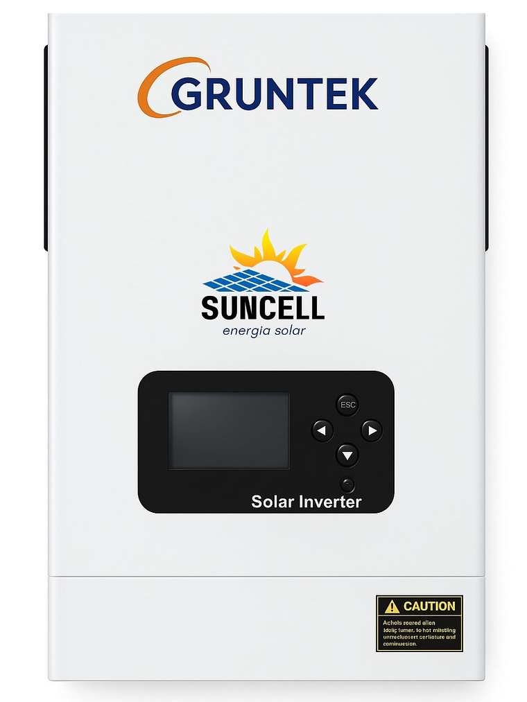 Inversor Gruntek 5kW - 48V GT18-5248 PRO PV: 5kW- 100A 150-430VDC 1