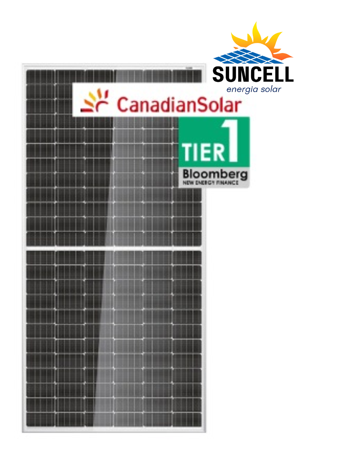 Panel fotovoltaico Canadian CS6W-595T, 595 W. Mono TopCon 1