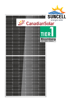 Panel fotovoltaico Canadian CS6W-595T, 595 W. Mono TopCon