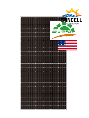 Panel fotovoltaico AmeriSolar 455 Watt Perc, Mono Half Cell
