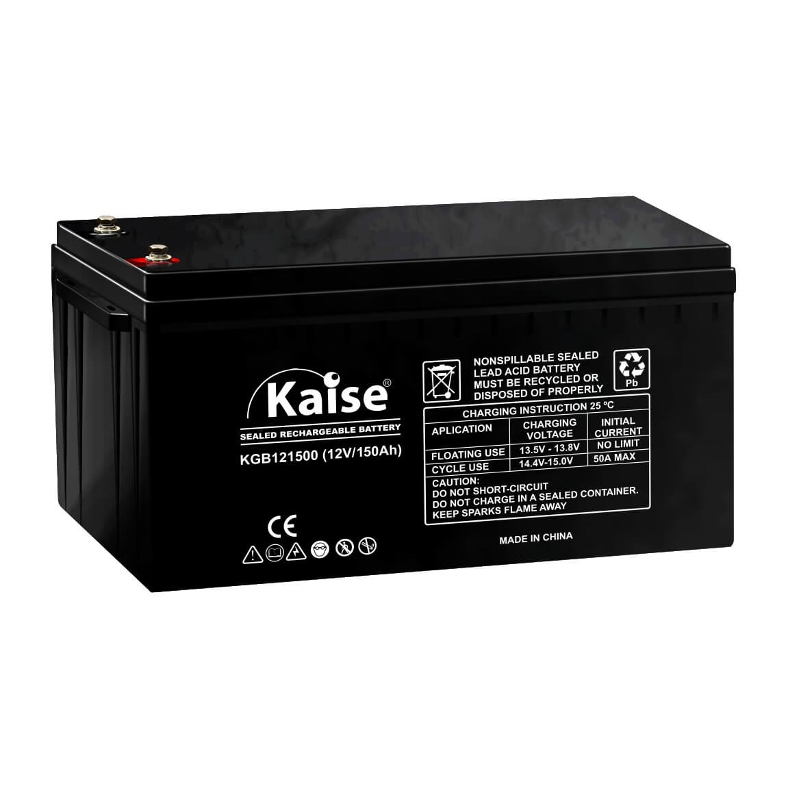 Baterías Gel 100Ah/120Ah/150Ah - KAISE
