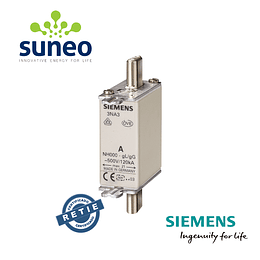 Fusible 63/80/100A Siemens, Categoría gG, 500VAC/250VDC Protección Baterías