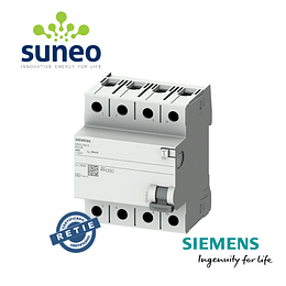 Interruptor diferencial Siemens 4 polos 40A, 30ma