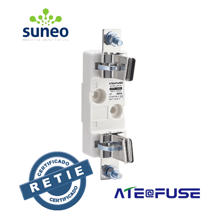 Base portafusible AITE NH00 160/250/400A 500VAC/440VDC 4