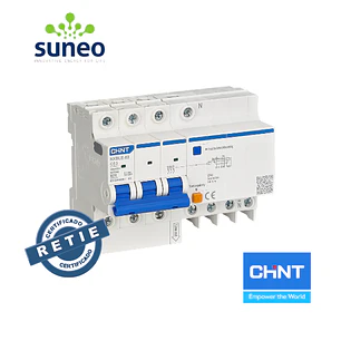 Interruptor diferencial CHINT 25A/32A/40A/50A/63A 3P+N