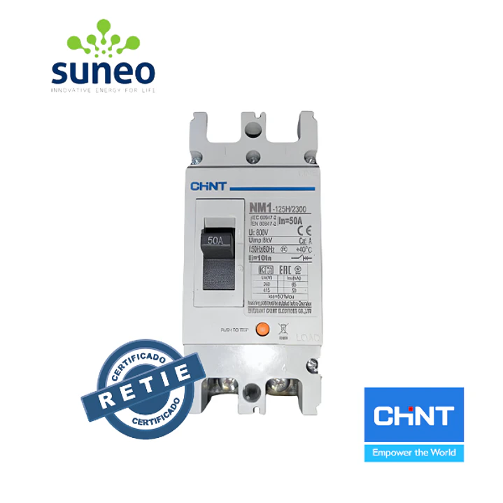 Breaker DC 500VDC CHINT - 160A-200A-250A RETIE 3