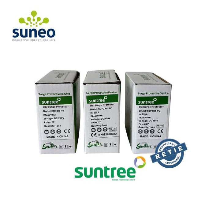 DPS T2 para aplicaciones fotovoltaicas 2 Polos SUNTREE 220/600/800VDC 4