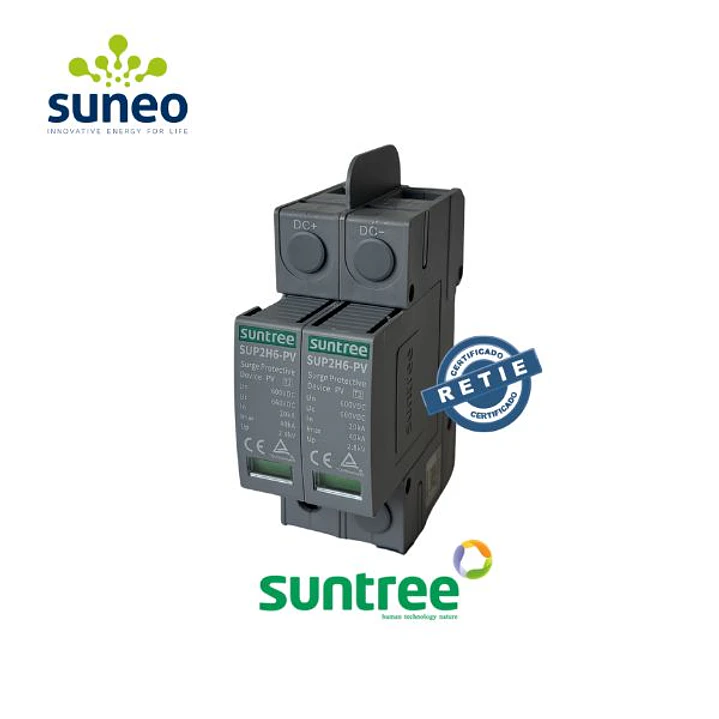 DPS T2 para aplicaciones fotovoltaicas 2 Polos SUNTREE 220/600/800VDC 1
