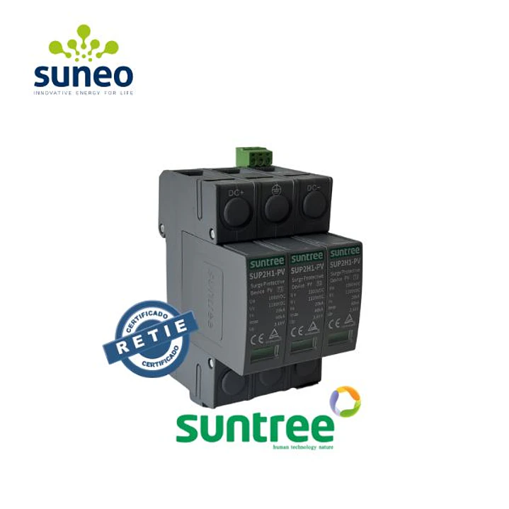 DPS T2 para aplicaciones fotovoltaicas 3P SUNTREE 1000/1500VDC 1