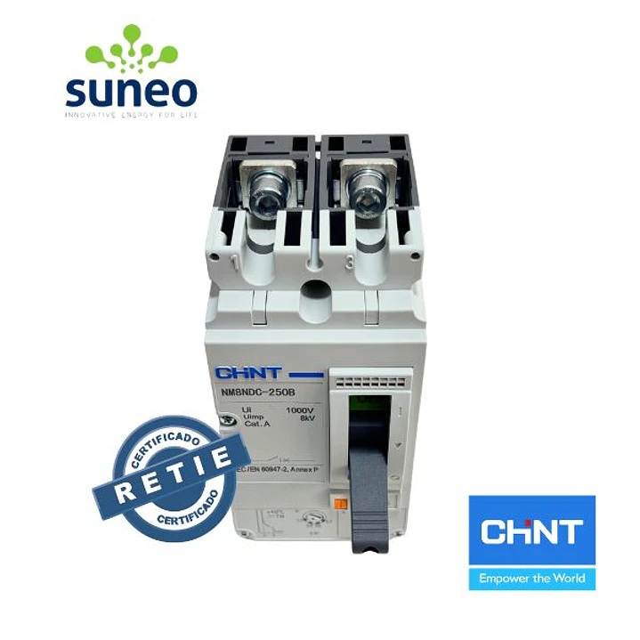 Breaker DC 500VDC CHINT - 160A-200A-250A RETIE 3