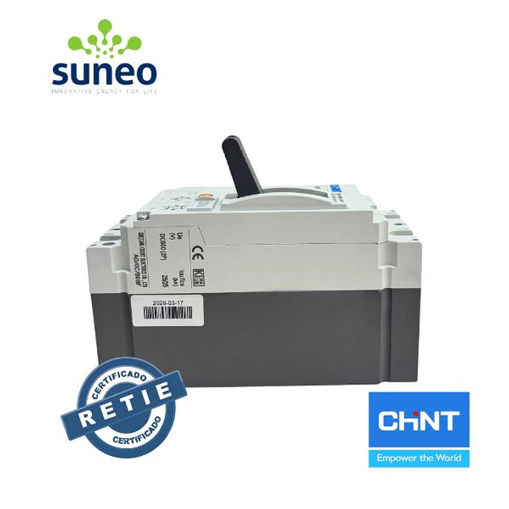 Breaker DC 500VDC CHINT - 160A-200A-250A RETIE 5