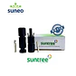 Par de Conectores MC4 Rectos - 4/6mm2- 40A -SUNTREE- RETIE - Miniatura 4