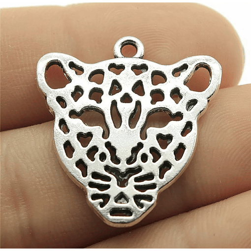 Colgante Cabeza De Leopardo