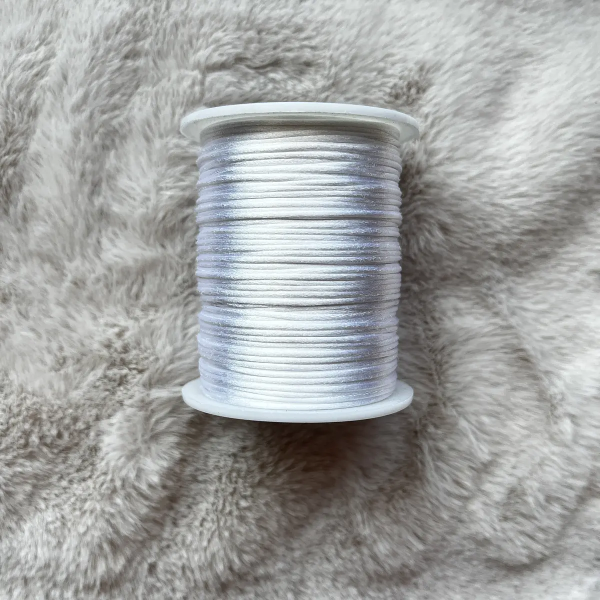 Rollo 50 metros | 1mm| Cola De Ratón | Blanco