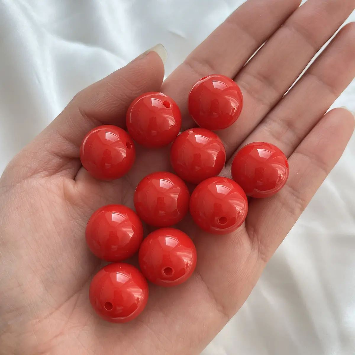 18mm Pelotas Acrílicas | Rojo
