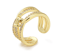 Anillo Ajustable | Baño de Oro 18k
