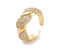 Anillo Giratorio Ajustable | Baño de oro 18k