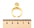 Anillo Cerradura de Corazón | Baño de oro 18k