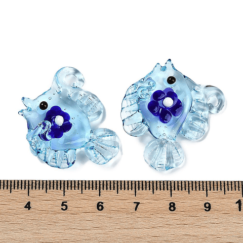 Colgante Pez De Vidrio 