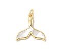 Colgante Cola de Ballena Nacarado | Baño de oro 18k