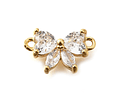 Conector Lazo Con Circones | Baño de oro 18k