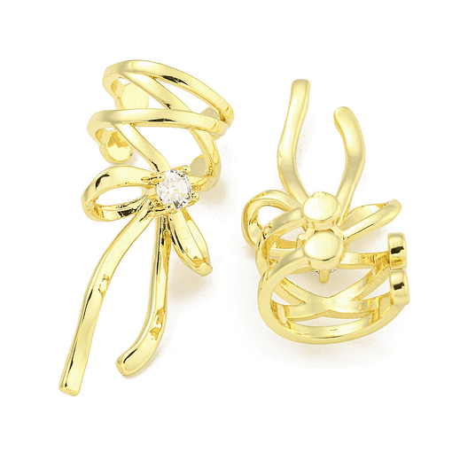 Ear Cuff Lazo | Baño de oro 18k
