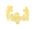 Brazalete de Flores | Baño de oro 18k