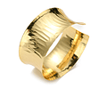 Brazalete Ancho | Baño de oro 18k
