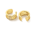 Ear Cuff Estrella Circon Unidad | Baño de oro 18k