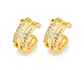 Ear Cuff Estrella Circon Unidad | Baño de oro 18k