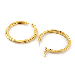  Aro Argolla | Baño de oro 18k