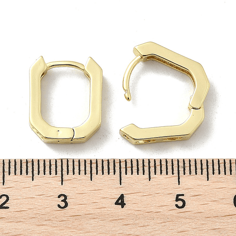 Aro Argolla Con Circones | Baño de oro 18k